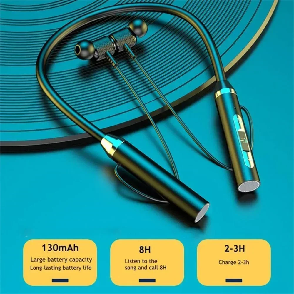 K58 Wireless Headphones Blueto - Magnetic Neckband Sports Earphones ulasan dan harga