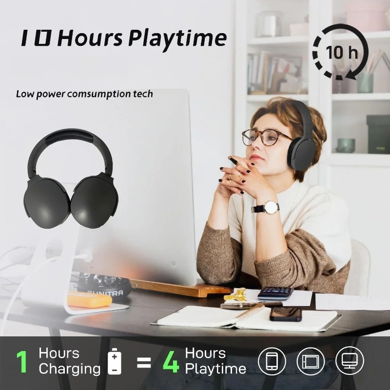 Hot Bluetooth Wireless Headpho - Anc Wireless Over Ear Headphones ulasan dan harga