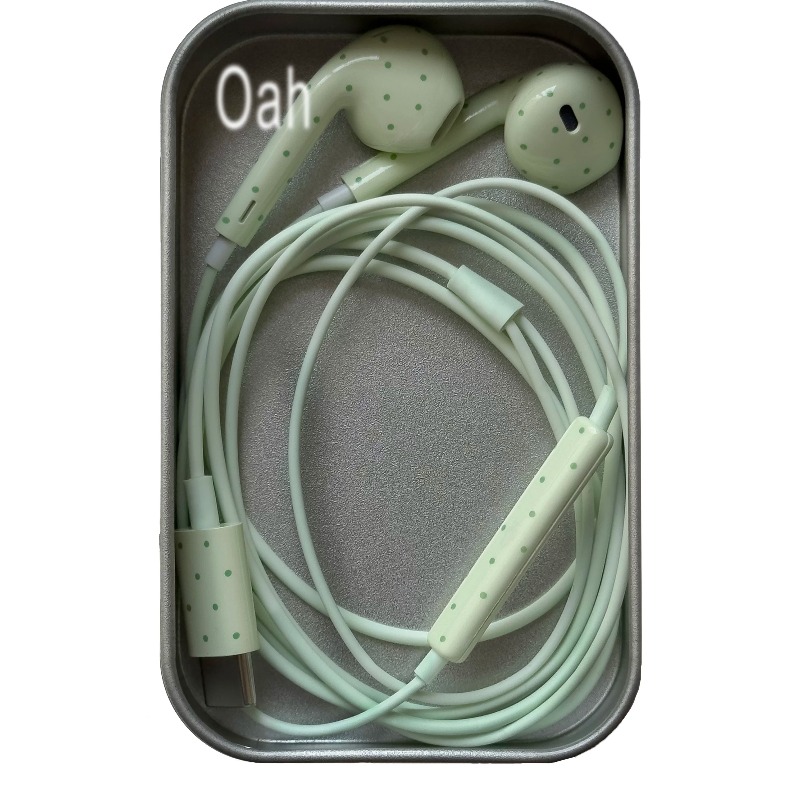 Oah Polka Dot Wired Earphones  - Headphones ulasan dan harga