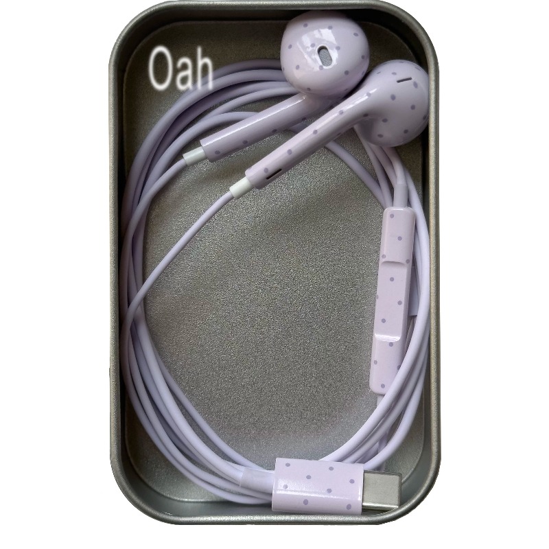 Oah Polka Dot Wired Earphones  - Headphones ulasan dan harga