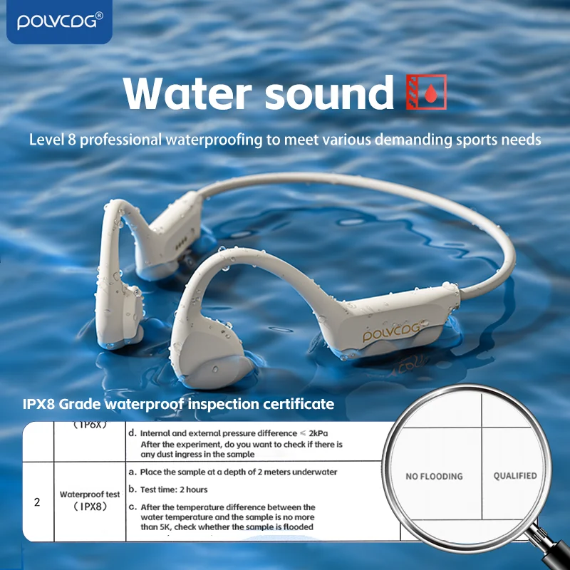 POLVCDG Bone Conduction Headse - Bone Conduction Running Headphones ulasan dan harga
