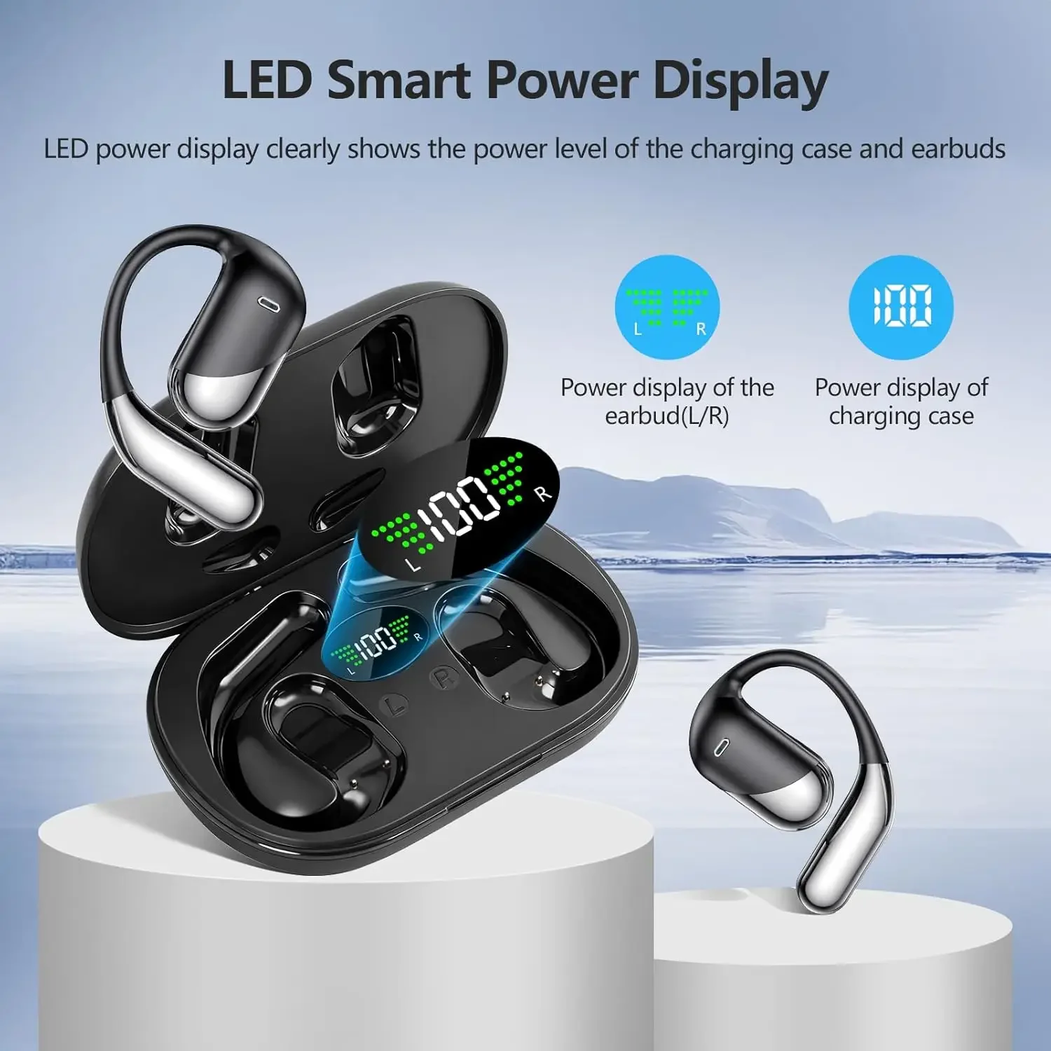 Wireless Earbuds Sport Bluetoo - Anc Wireless Over Ear Headphones ulasan dan harga