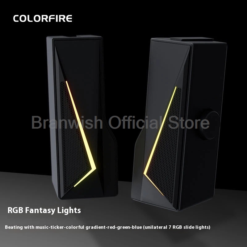 RGB Gaming Soundbar With Detac - Rgb Computer Soundbar For Pc ulasan dan harga