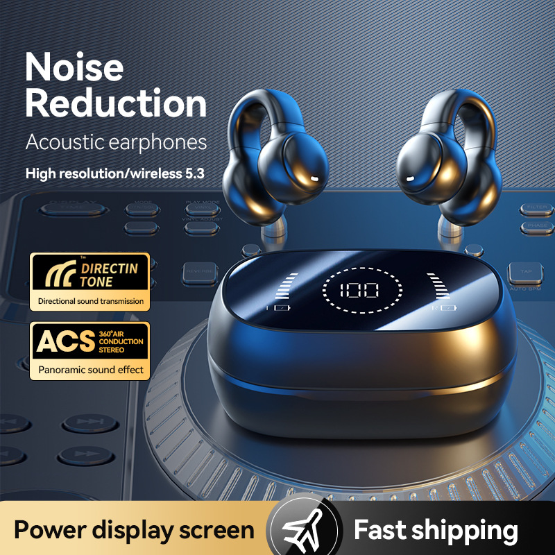 Bone Conduction Earphones Blue - Bone Conduction Running Headphones ulasan dan harga