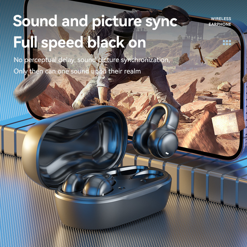 Bone Conduction Earphones Blue - Bone Conduction Running Headphones ulasan dan harga