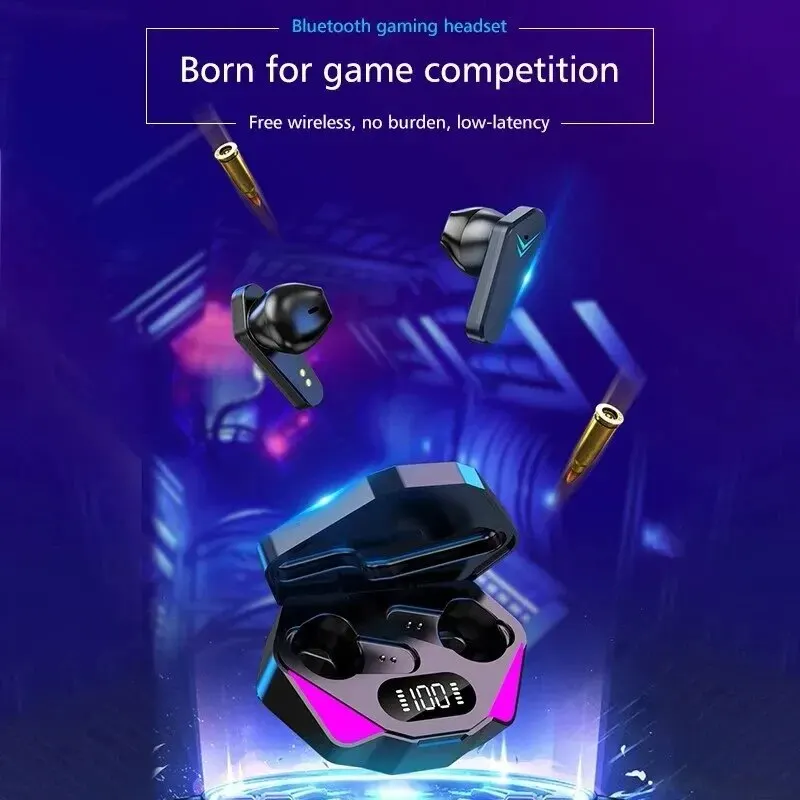 TWS Wireless Bluetooth 5.3 Hea - Gaming Headset With Mic Rgb ulasan dan harga