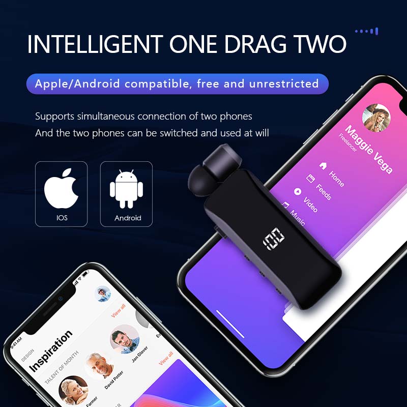 F906 Talk Time 40 Hours Blueto - Type C Wired Earphones With Mic ulasan dan harga