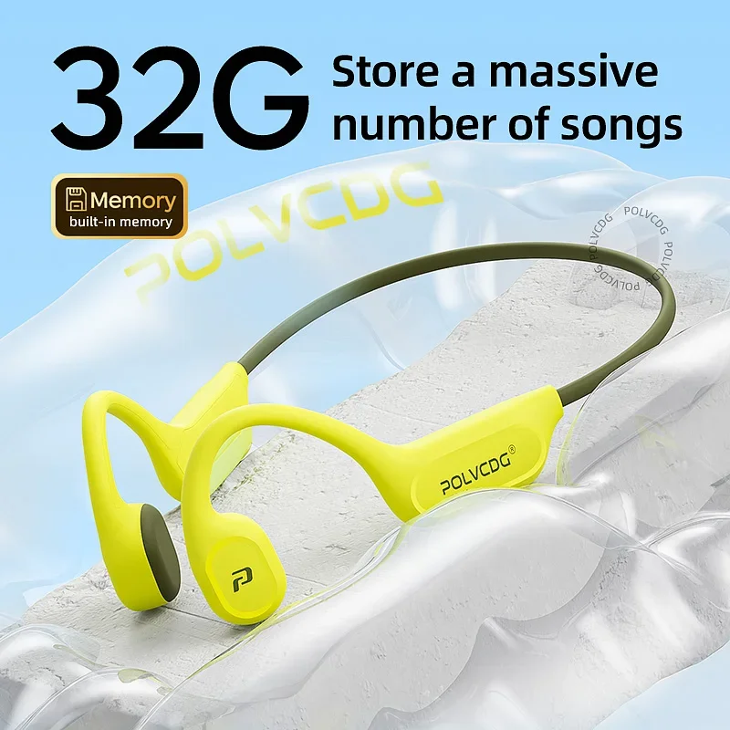 POLVCDG X9 Bone Conduction Swi - Bone Conduction Running Headphones ulasan dan harga