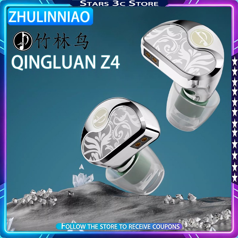 New Zhulinniao Qingluan Z4 HIF - Planar Magnetic Iem Earphones ulasan dan harga