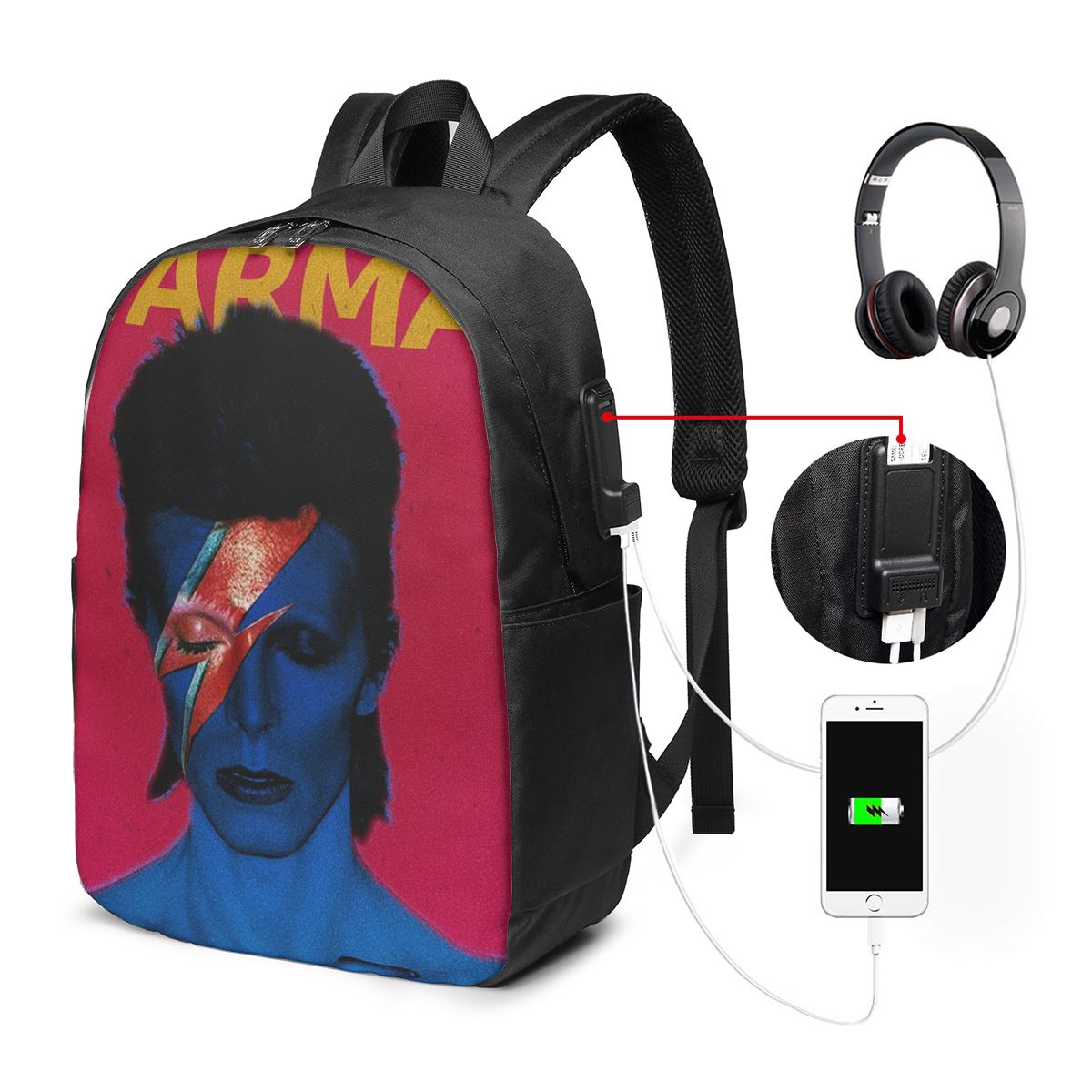Davids Bowied Backpack Travel  - Laptops ulasan dan harga