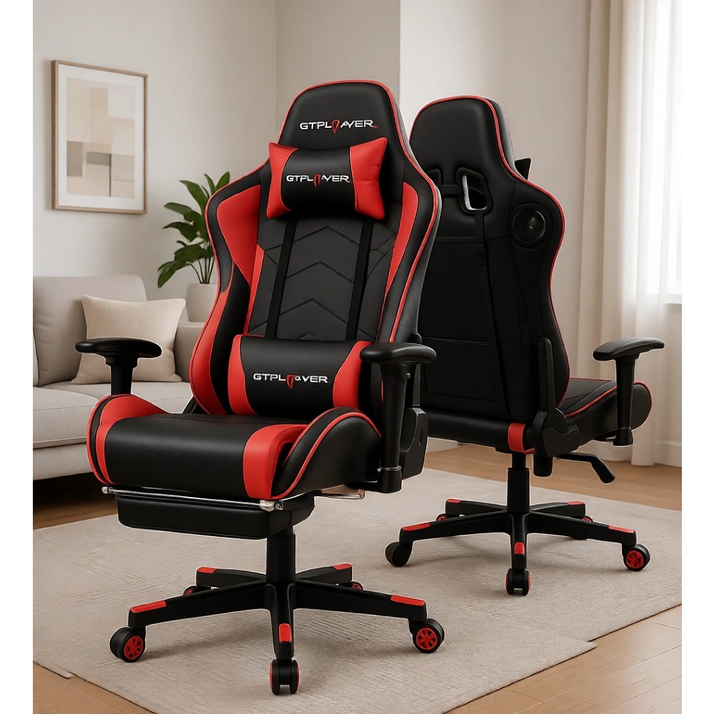Ergonomic Gaming Chair with Bl - Speakers ulasan dan harga