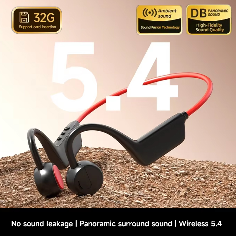 Bone Conduction Bluetooth Earb - Bone Conduction Running Headphones ulasan dan harga