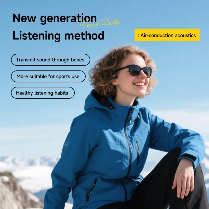 Bone Conduction Bluetooth Earb - Bone Conduction Running Headphones ulasan dan harga