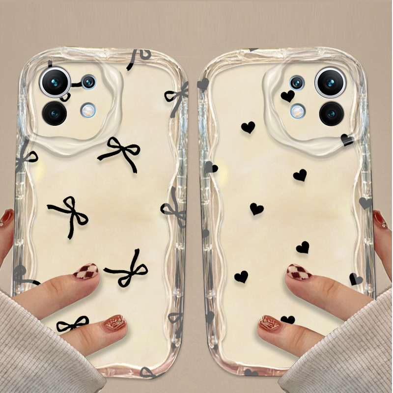 Black Bowknot love Heart Case  - Tablets ulasan dan harga