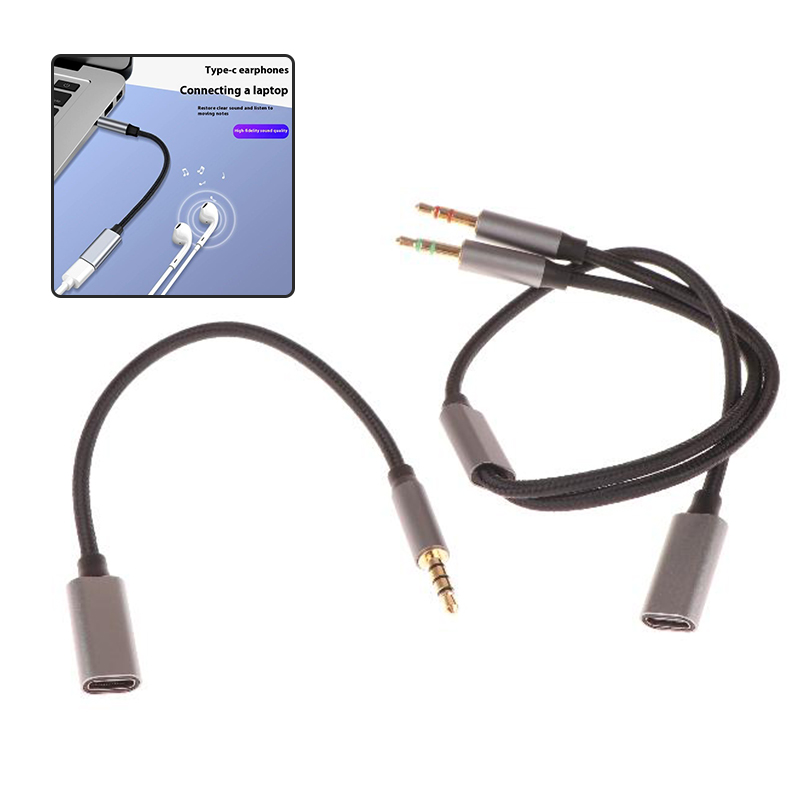 1Pcs Phone Tablet PC Accessori - Type C Wired Earphones With Mic ulasan dan harga