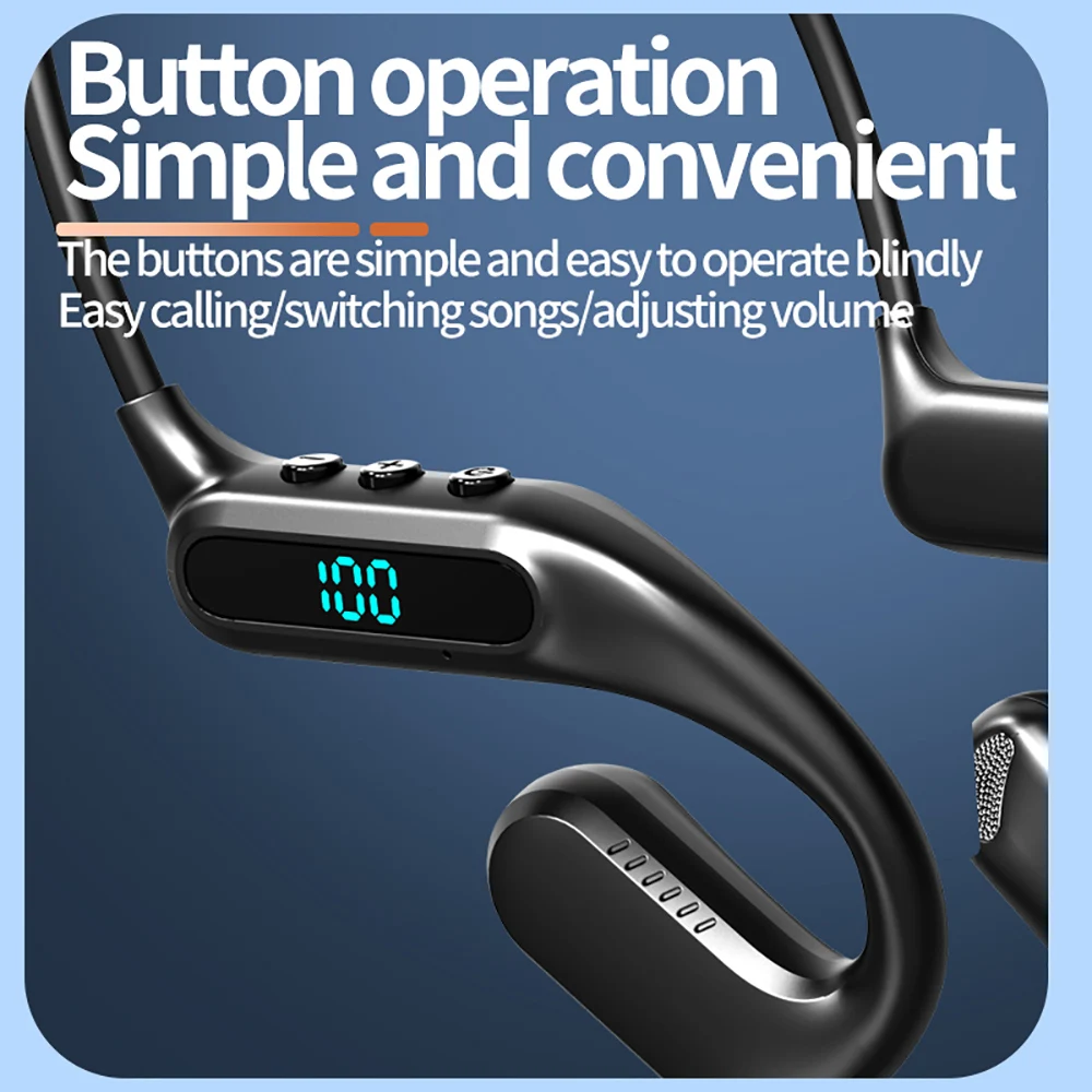 KEBIDUMEI Bluetooth 6.0 Air Co - Open Ear Air Conduction Headphones ulasan dan harga