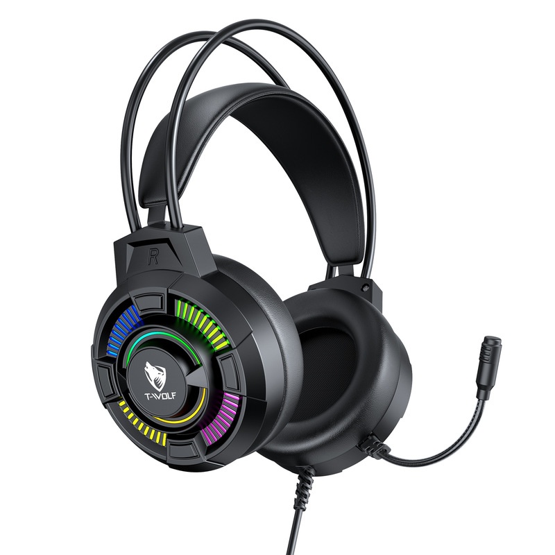 T-Wolf H140 Gaming Headset Wir - Gaming Headset With Mic Rgb ulasan dan harga
