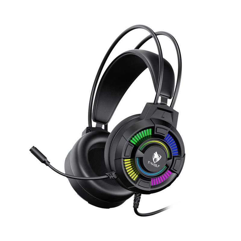 T-Wolf H140 Gaming Headset Wir - Gaming Headset With Mic Rgb ulasan dan harga