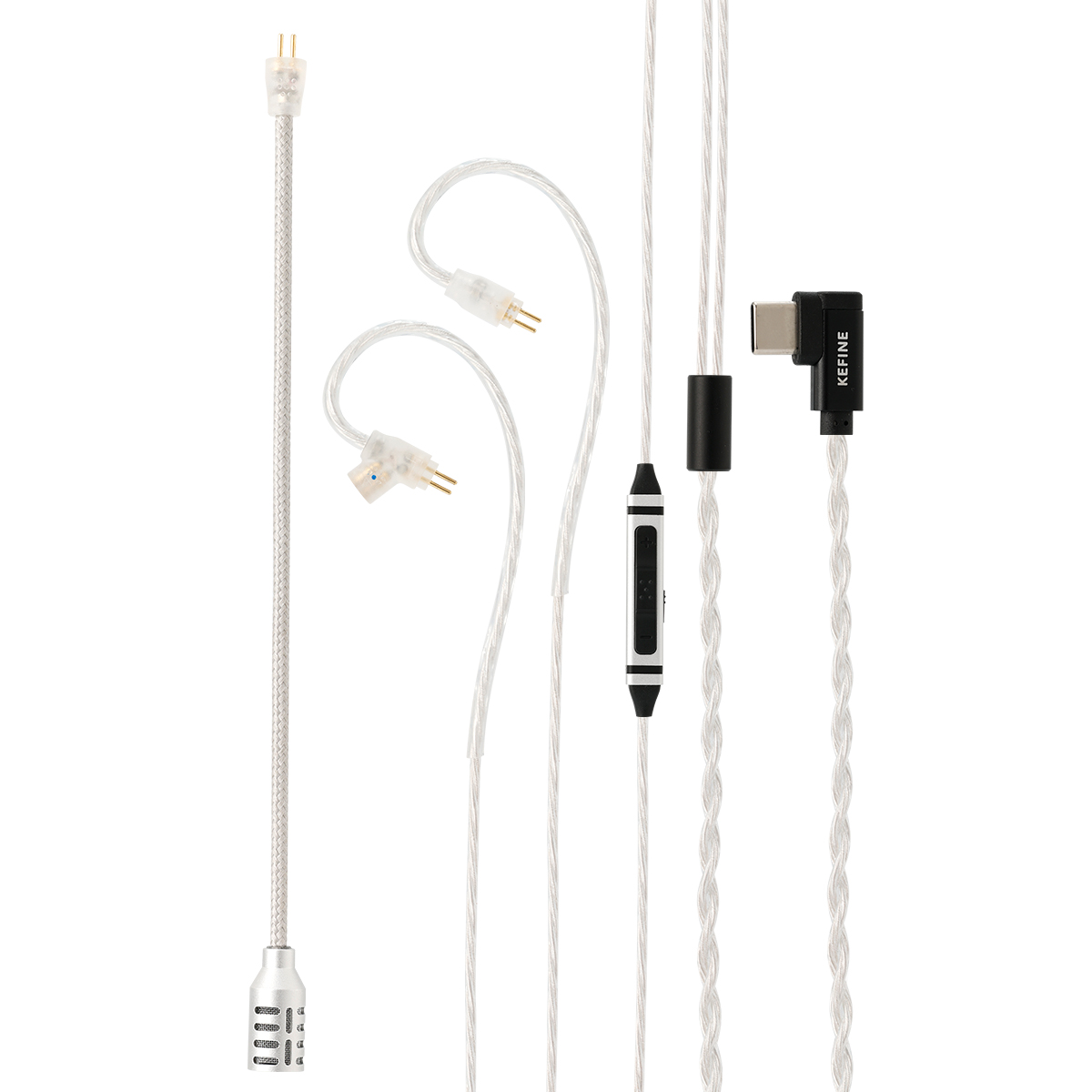 Kefine Gaming Cable for HiFi W - Type C Wired Earphones With Mic ulasan dan harga