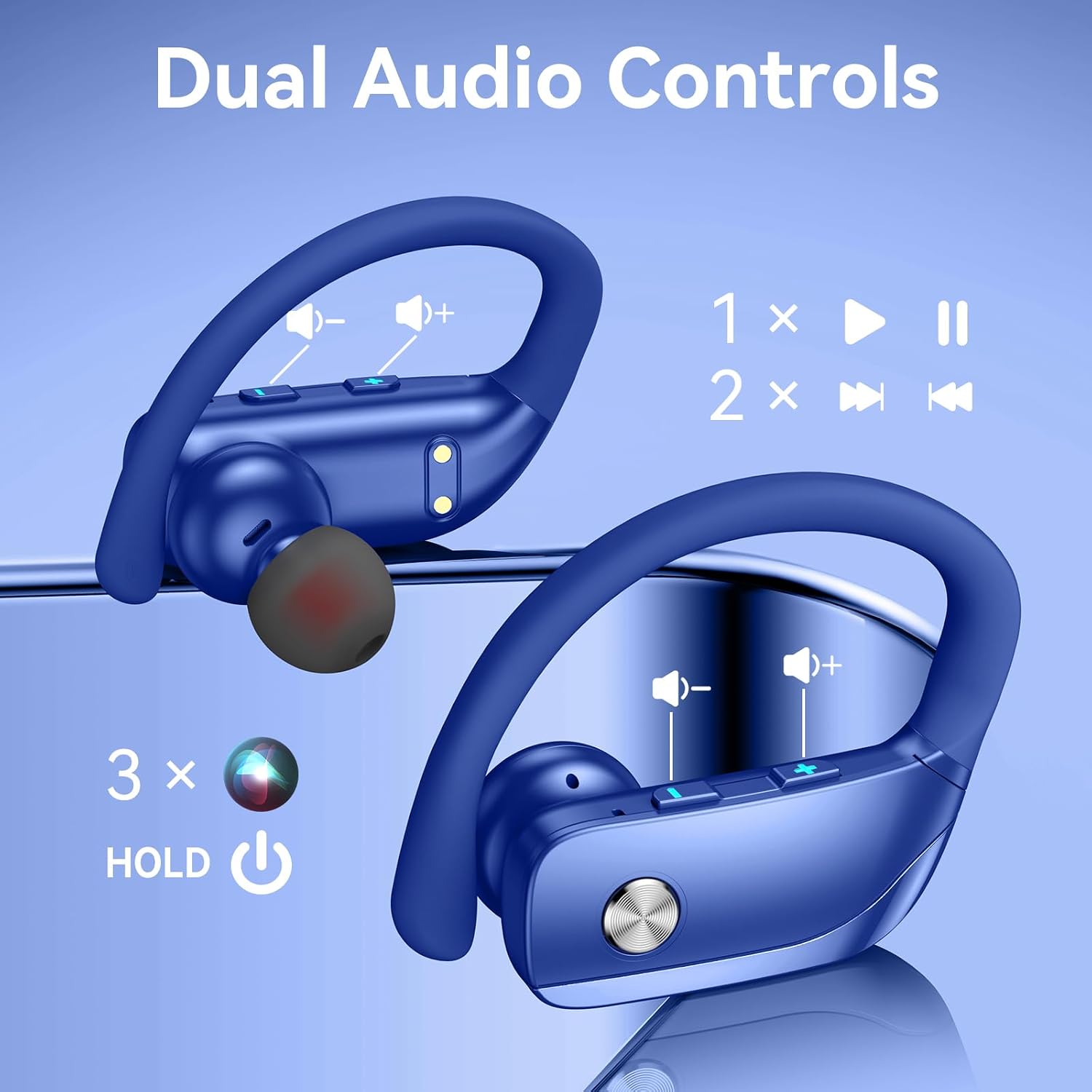 Wireless Earbuds with 80H Play - Headphones ulasan dan harga