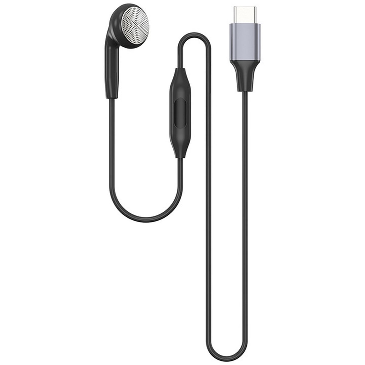 DT75BG Type C Single Earbud wi - Type C Wired Earphones With Mic ulasan dan harga