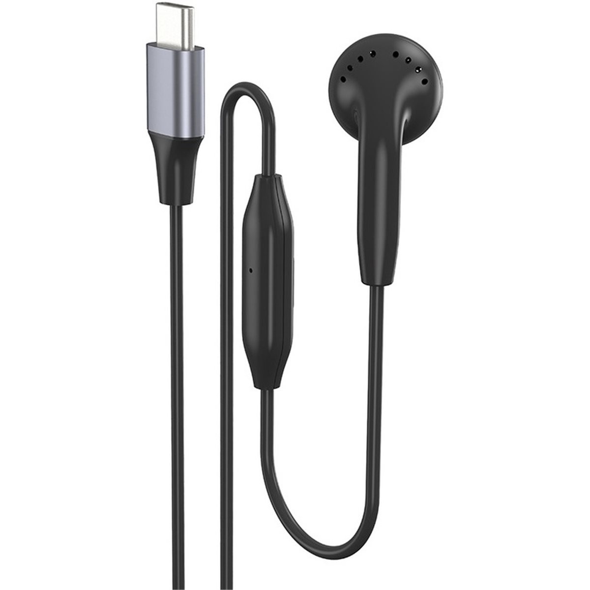 DT75BG Type C Single Earbud wi - Type C Wired Earphones With Mic ulasan dan harga