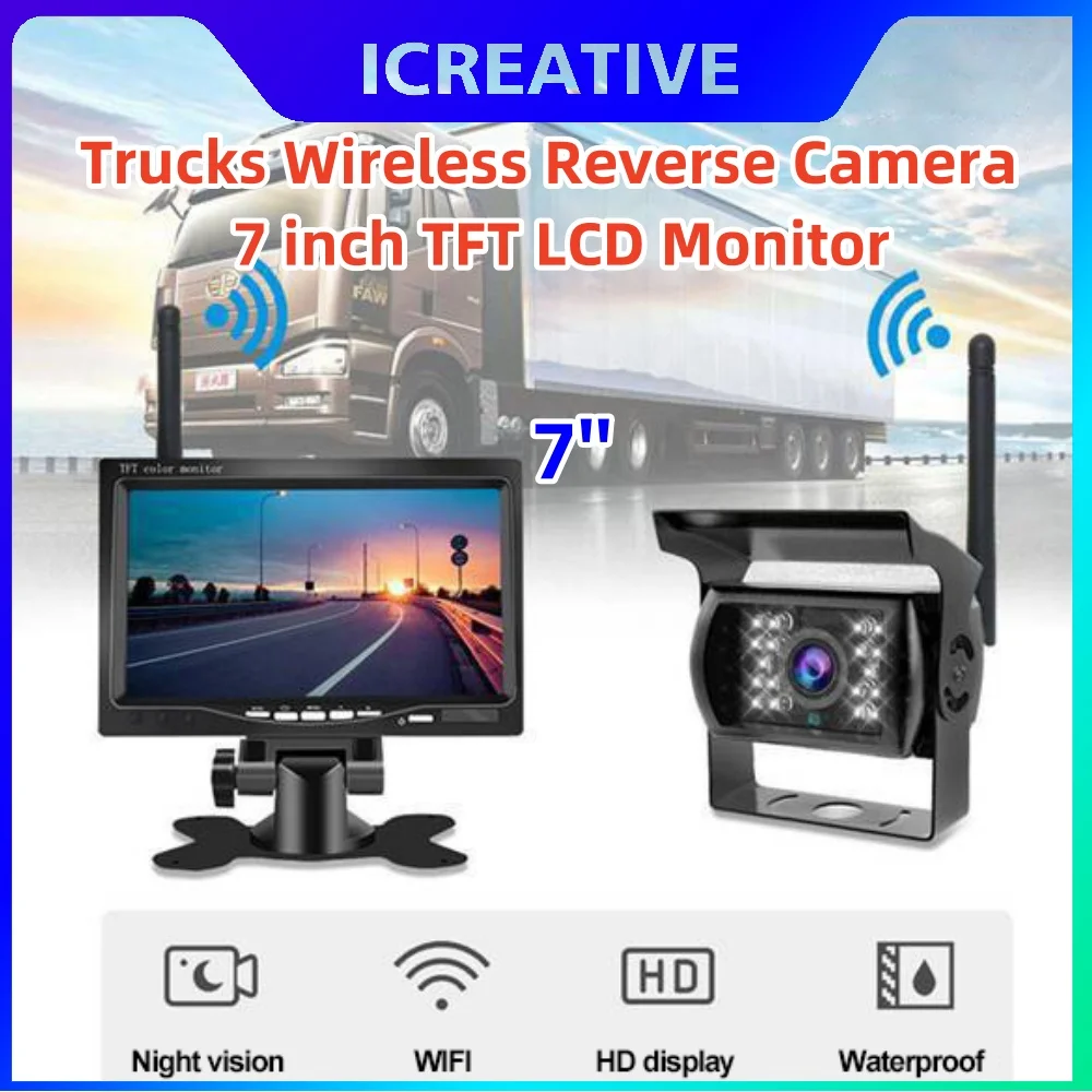 7'' Vehicle Wireless Reverse H - Cameras ulasan dan harga