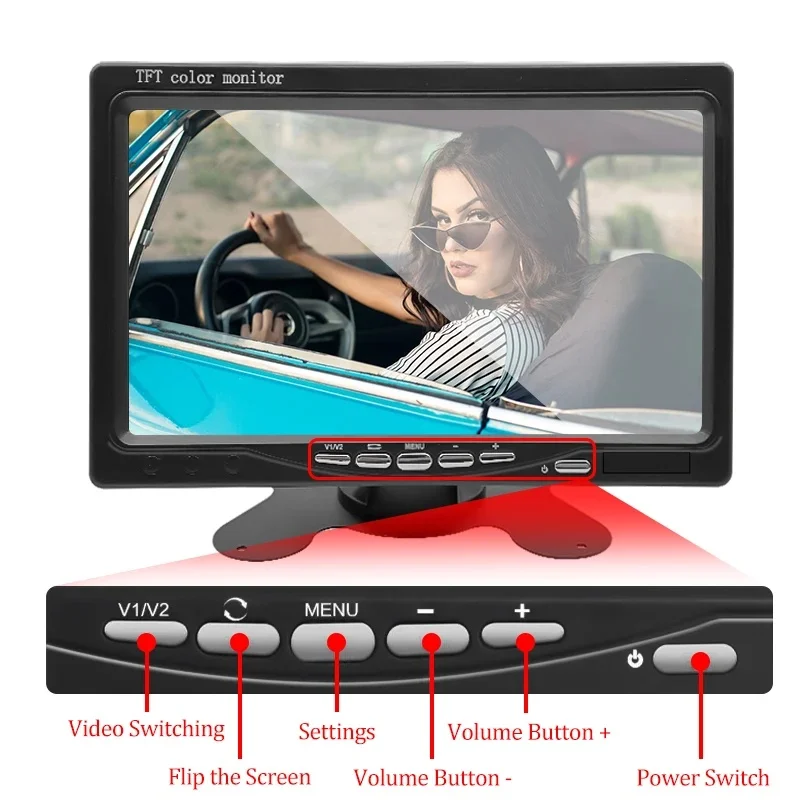 7'' Vehicle Wireless Reverse H - Cameras ulasan dan harga